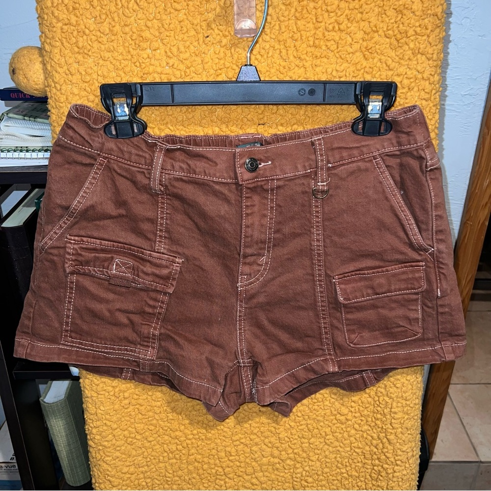 Brown Cargo Shorts